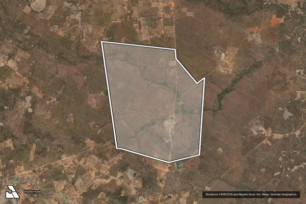 Imagem de satélite de GLEBA BAIXÃO E LAGOA GRANDE ? DATA SÃO VITOR - Parte 1 em São Raimundo Nonato - PI