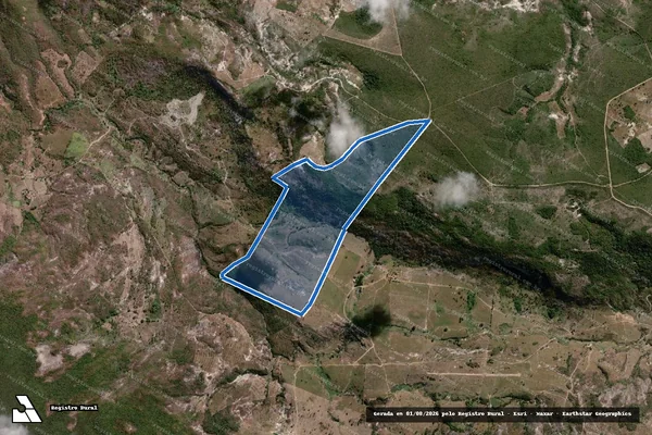 Imagem de satélite de Fazenda Boa Vista Brejão - Parte 1 em Rubelita - MG