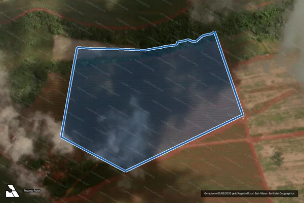 Imagem de satélite de SÍTIO SÃO BENEDITO - gleba em Ipaussu - SP