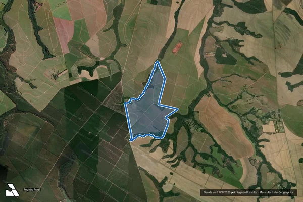 Imagem de satélite de Fazenda São José do Boqueirão ? Gleba 3 - Fazenda São José do Boqueirão ? Gleba 3 em Lençóis Paulista - SP