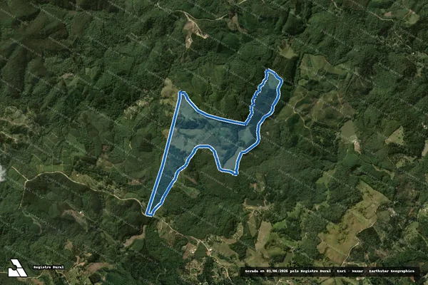Imagem de satélite de Rural - Tarimba ou Xaxim - Parte 1 em Bocaiúva do Sul - PR