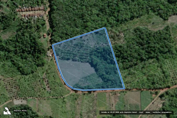 Imagem de satélite de FAZENDA UNA MIRIM - Gleba 04 em Valença - BA