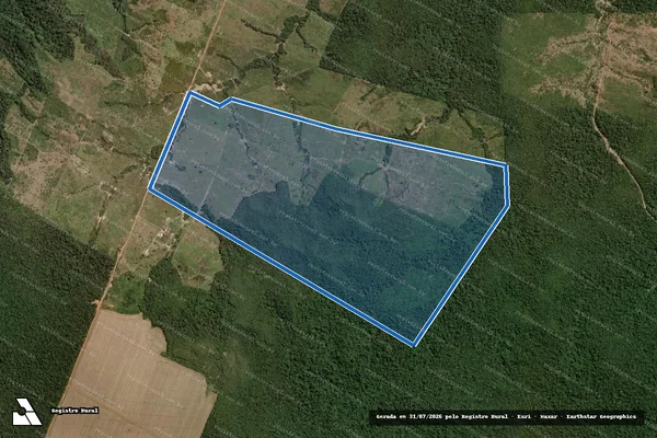 Imagem de satélite de FAZENDA RECREIO - Fazenda Recreio em Alta Floresta - MT