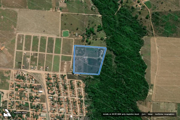 Imagem de satélite de FAZENDA SÃO MANOEL - GLEBA B em Vila Nova dos Martírios - MA