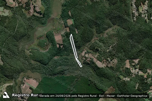 Imagem de satélite de G-12-9A. - G-12-9A. em São João do Triunfo - PR