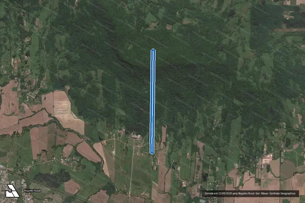 Imagem de satélite de Sem Denominação / Sem denominação em Santa Maria - RS