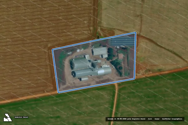 Imagem de satélite de Fazenda Alvorada Armazem - Parcela 1 em Ponta Porã - MS