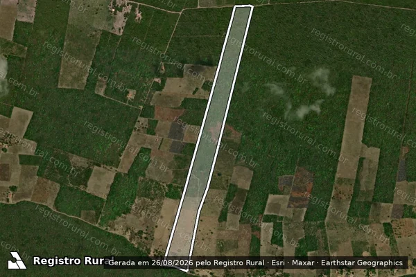 Imagem de satélite de FAZENDA SERRA NOVA VIDA - Sítio Serra Nova Vida (Parcela 12) em Exu - PE