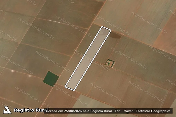 Imagem de satélite de FAZENDA IPÊ DO CERRADO em Formosa do Rio Preto - BA