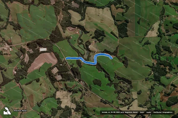 Imagem de satélite de FAZENDA SÃO FCO DE SALES ? LT115 ? GB07 - Parte 4 em Mariópolis - PR