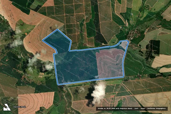 Imagem de satélite de FAZENDA BELA VISTA em Pirajuí - SP