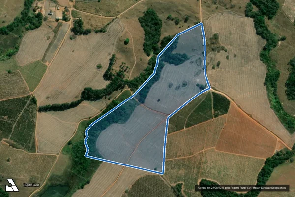 Imagem de satélite de Fazenda Esperança - Parte 1 em Três Pontas - MG