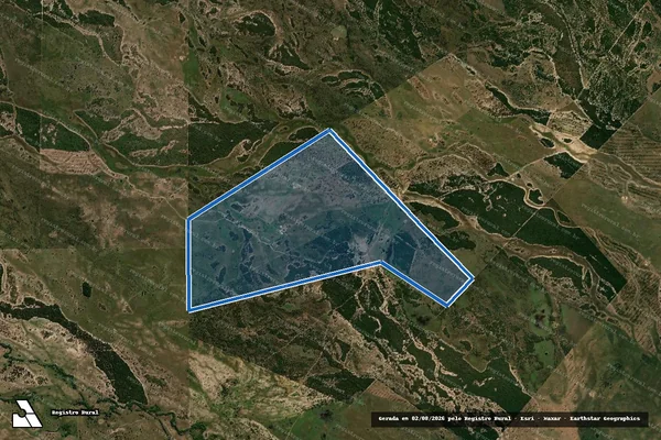 Imagem de satélite de Fazenda Lagoa Parada em Corumbá - MS