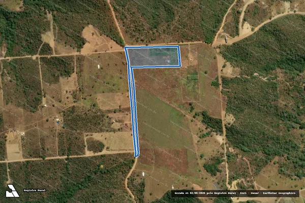 Imagem de satélite de FAZENDA ÁGUA VIVA - CHÁCARA 74 em Alexânia - GO