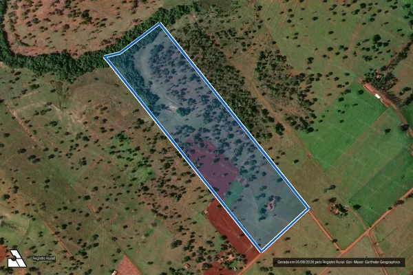Imagem de satélite de LOTE 44 - Projeto de Assentamento Reserva - Parte 1 em Limeira do Oeste - MG