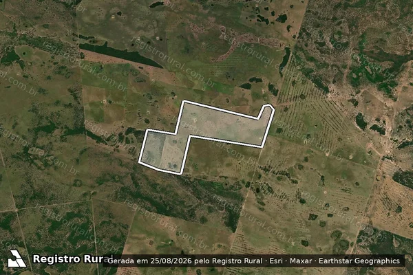 Imagem de satélite de Fazenda São José - Gleba B2 em Rio Verde de Mato Grosso - MS