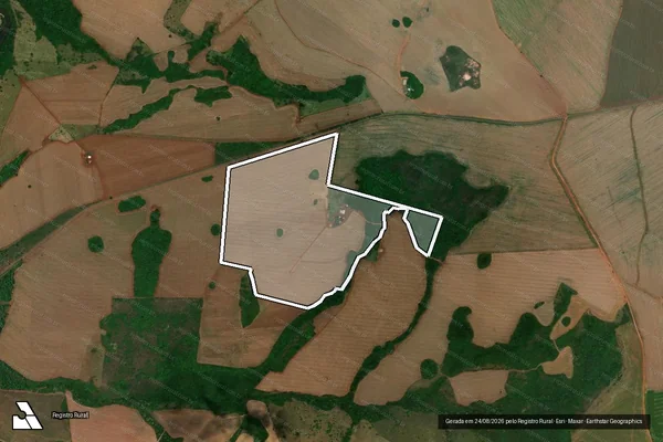 Imagem de satélite de Fazenda Barreiro - PARTE 03 em Jataí - GO