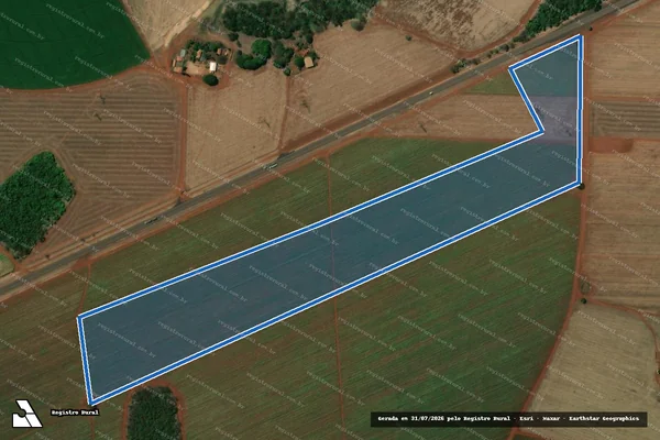 Imagem de satélite de FAZENDA SANTA BÁRBARA - FAZENDA SANTA BÁRBARA em Miguelópolis - SP