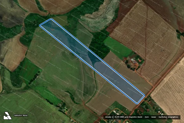 Imagem de satélite de Sem denominação - Parte 1 em Garruchos - RS