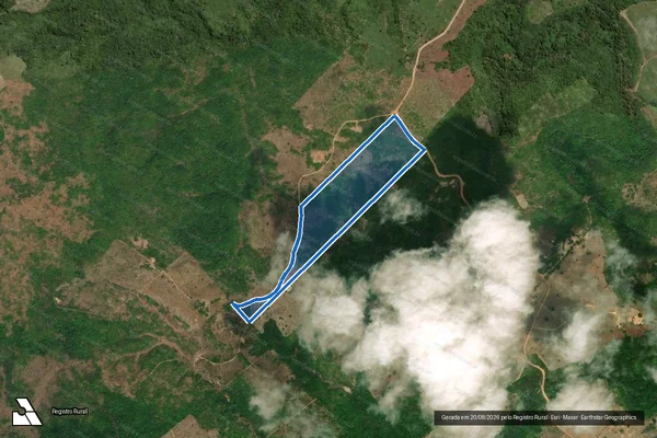 Imagem de satélite de P.A. SANTA HELENA I / SÍTIO SÃO FRANCISCO / LOTE 22 / PARTE 02