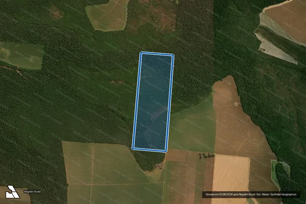 Imagem de satélite de FAZENDA RANCHO ALEGRE  LOTE 54 - Única em Nova Mutum - MT