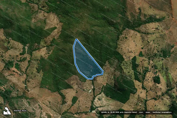 Imagem de satélite de FAZENDA CASCARRA - Parte 1 em Niquelândia - GO