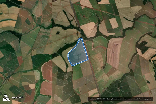 Imagem de satélite de FAZENDA SANTA ROSA DO PEROBAL em Bebedouro - SP