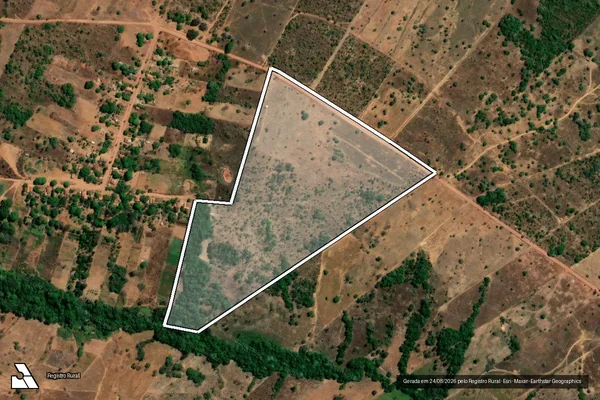 Imagem de satélite de FAZENDA SÓ SE VENDO - LOTES 01 E 01-B DO LOTEAMENTO BELA VISTA - Gleba 24 em Nova Rosalândia - TO