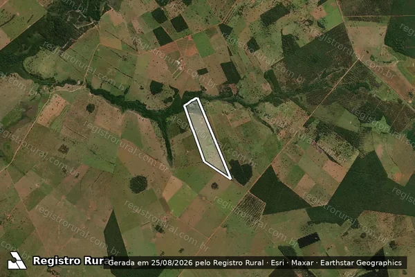 Imagem de satélite de FAZENDA TRÊS IRMÃOS - Fazenda Três Irmãos em Santa Rita do Pardo - MS