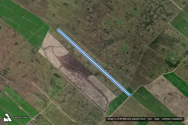 Imagem de satélite de Fazenda Santa Rosa IV ? Gleba A - Gleba A em Chuí - RS