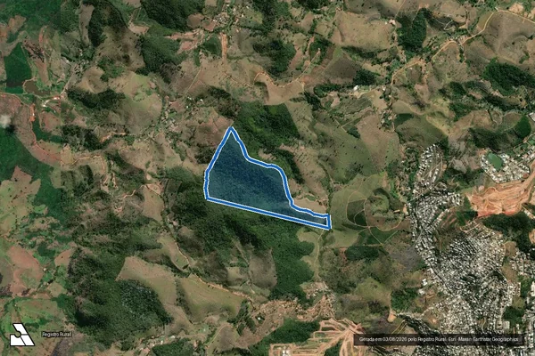 Imagem de satélite de Fazenda Três Corações I - Fazenda Três Corações I em Caratinga - MG