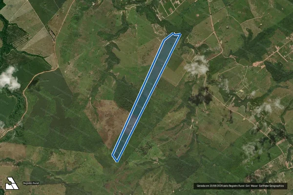 Imagem de satélite de FAZENDA LÁ PALOMA - FAZENDA LÁ PALOMA em Vila Nova dos Martírios - MA