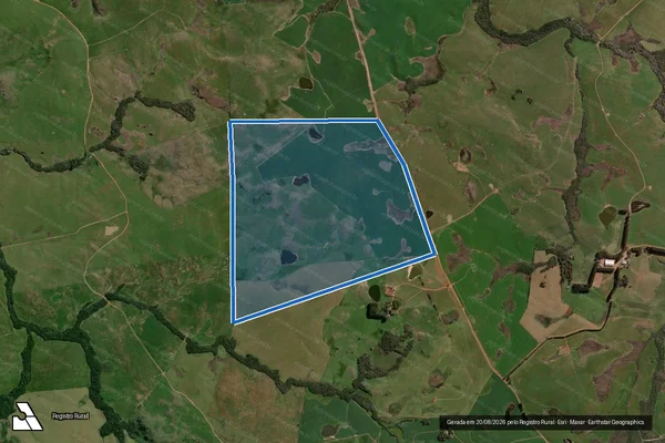 Imagem de satélite de Agropecuária Cerro da Cruz - Gleba C em Júlio de Castilhos - RS