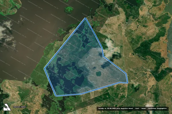 Imagem de satélite de FAZENDA BOM PRINCIPIO - Parte 1 em Lago Verde - MA