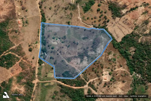 Imagem de satélite de FAZENDA AGUA BRANCA DE CIMA - Parte 1 em Comercinho - MG