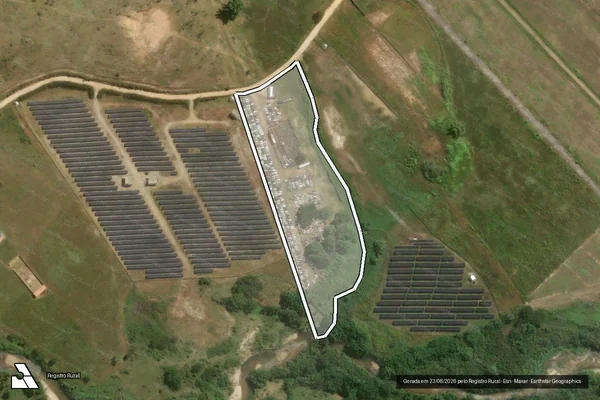 Imagem de satélite de FAZENDA SÃO SEBASTIÃO - GLEBA 5B em Cruzeiro - SP