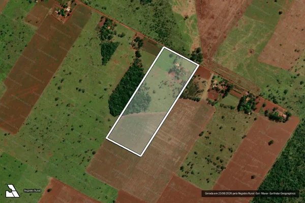Imagem de satélite de PROJETO DE ASSENTAMENTO BARRA NOVA - Lote 153 em Sidrolândia - MS