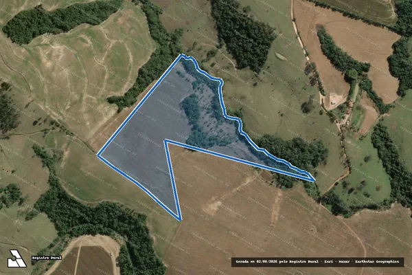 Imagem de satélite de Fazenda Pescaria 2 - FAZENDA PESCARIA 2 em Wenceslau Braz - PR
