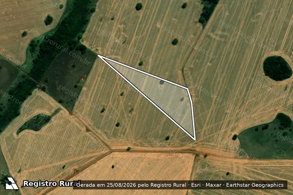 Imagem de satélite de Fazenda São Bento, ld Cabeceira do Córrego Azul - Parte 2 em Palmeiras de Goiás - GO