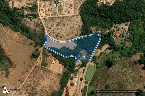 Imagem de satélite de Sitio Marques - Parte 1 em Ouro Preto - MG