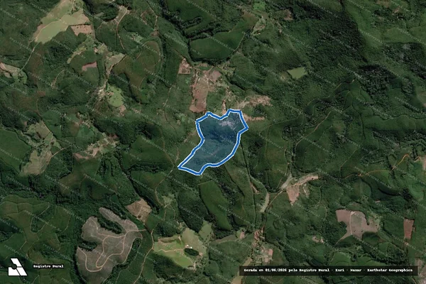 Imagem de satélite de MATO GROSSO MORAES - Parte 1 em Catas Altas - MG