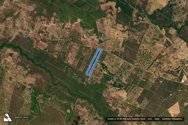 Imagem de satélite de P.A. CYNTHIA PETER ? LOTE 13 - Parte 1 em Mambaí - GO