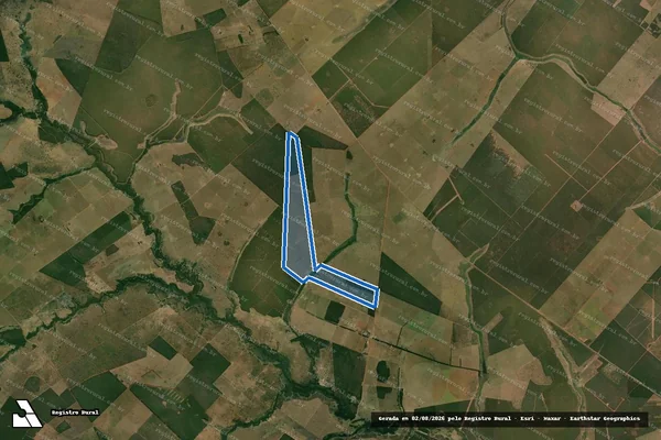 Imagem de satélite de Fazenda Nova Esperança - Parte 1 em Três Lagoas - MS