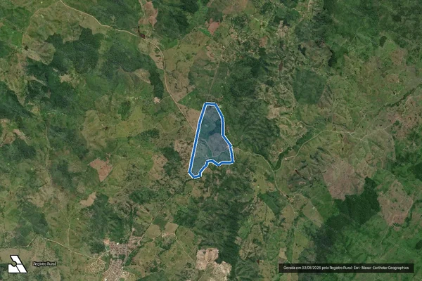 Imagem de satélite de FAZENDA ESTRELA DO SUL - MAT 49 em Itagibá - BA