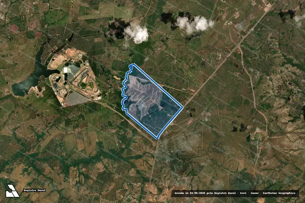 Imagem de satélite de Fazenda Bandeira II em Cuiabá - MT
