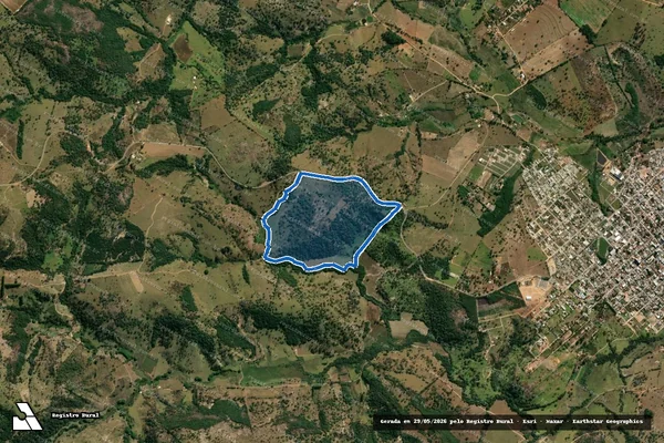 Imagem de satélite de FAZENDA CAVA - 001 em Araújos - MG