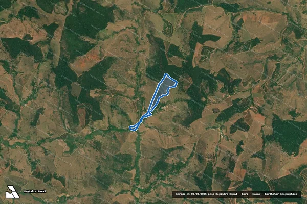 Imagem de satélite de FAZENDA TRÊS BARRAS - GLEBA 3 em Caratinga - MG