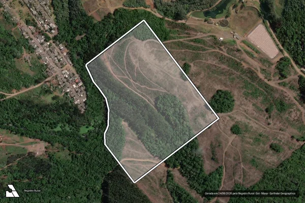 Imagem de satélite de Parte do Lote Rural 1.059 do 9º Bloco da Colônia Concórdia - - em Concórdia - SC