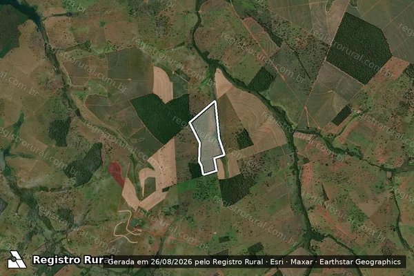 Imagem de satélite de FAZENDA LUDI - 42.228-A em Carneirinho - MG