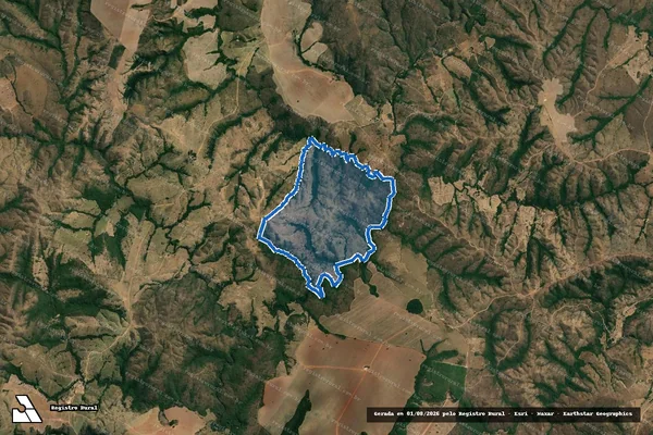Imagem de satélite de Fazenda Cubatão sub-denominada Fazenda Conquista - Parte 1 em Catalão - GO
